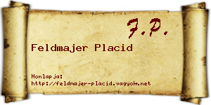 Feldmajer Placid névjegykártya